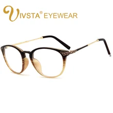 IVSTA винтажные классические женские очки оправы для оптики металлическая кошка прозрачные линзы для чтения древесины зерна дизайн прогрессивный цвет близорукость