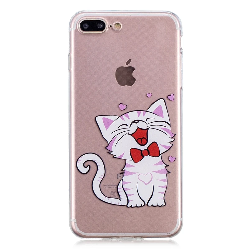 

Soft TPU Case For iPhone 7 Plus CaseClear Silicone Back Phone Cover Case For Coque iPhone 7 Plus Capinha
