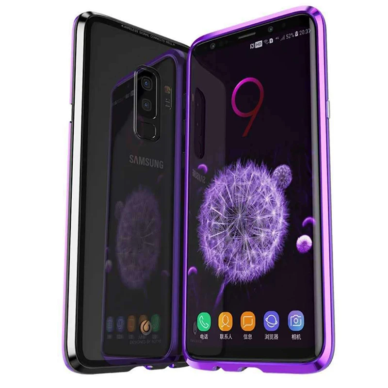 Чехол для телефона samsung Galaxy Note 8 9 металлический магнитный чехол для samsung Galaxy S9 S8 PLUS S7 EDGE Magneto Чехлы полное покрытие