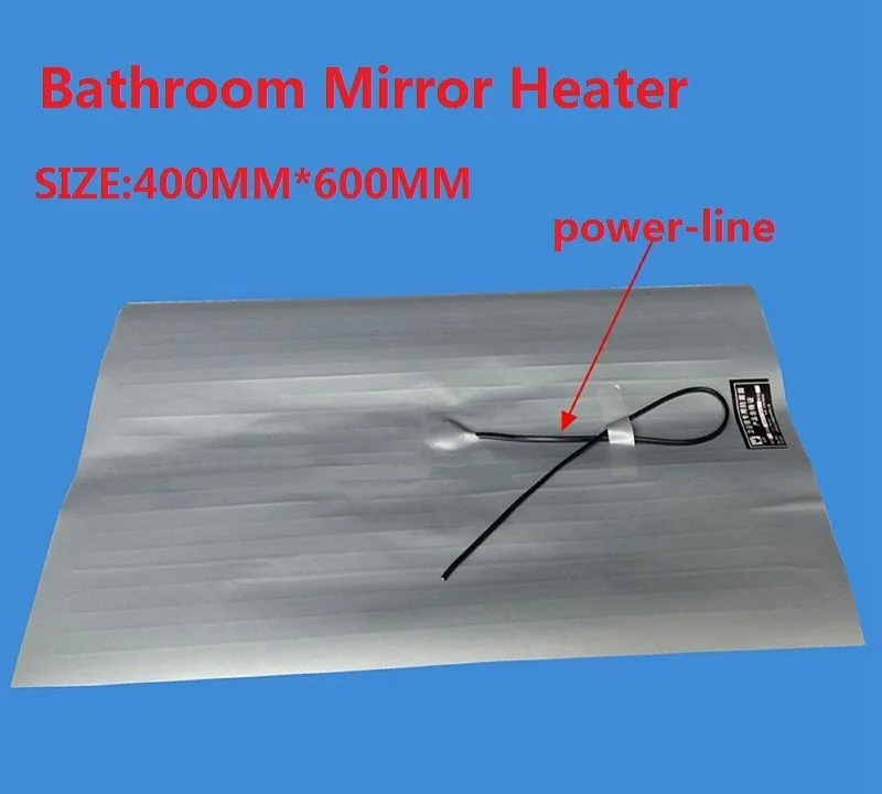 Free Shipping 2016 New Self Adhesive Mirror Anti fog Film&electric