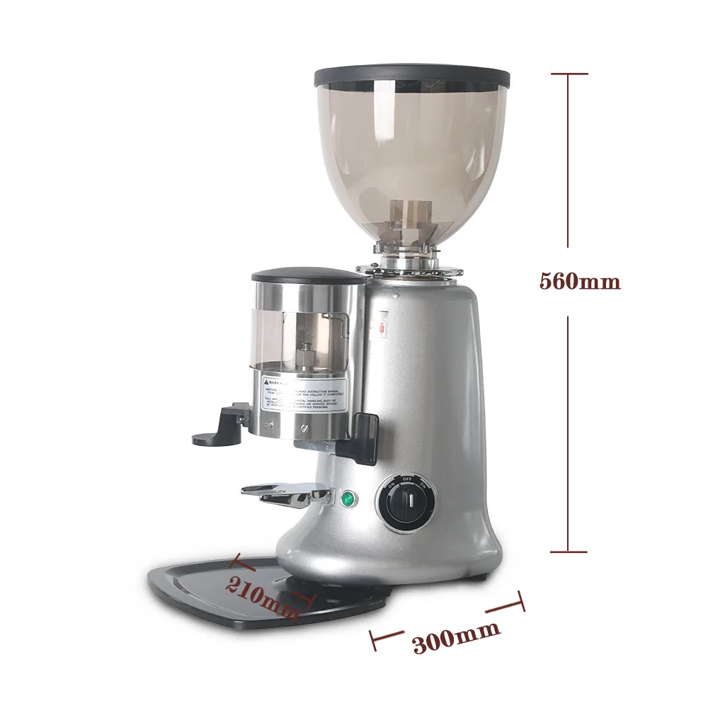 ITOP Black/Red/Sliver Electric Coffee Grinder Adjustable Dial Burrs Grinders Coffee Maker Machine For Snack,Coffee Shop 220V