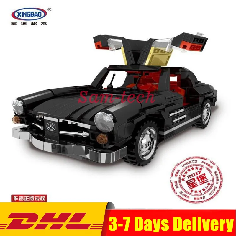 

XingBao 03010 Block 825Pcs Creative MOC Technic Series The Photpong Car Set Education Building Blocks Bricks Toys Model Gifts
