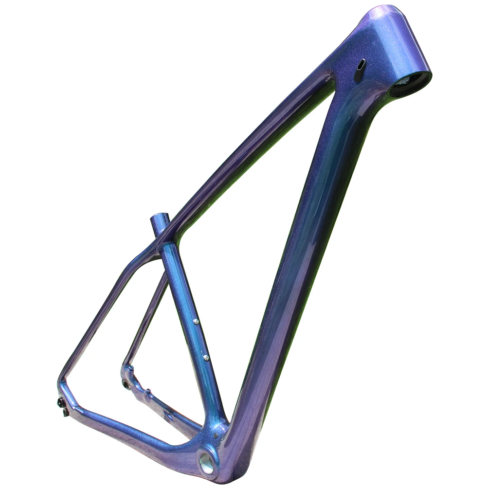 Spcycle UD, которые могут изменить свой цвет 29er карбоновая Передняя Велосипедная вилка рамы 27.5er горный велосипед из углеродного BSA 73 мм глянцевый 15/17/19 дюймов