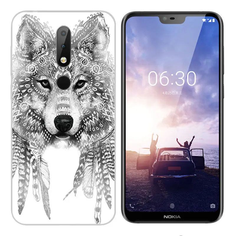 Arvin Cover for Nokia X6 2018 Case Nokia 3.1 6.1 Smart Back Protective Fundas Painted Phone Cover for Nokia 2 3 5 6 7 8 9 Shell (10)