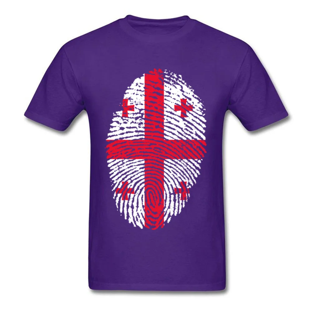 Georgia Flag Fingerprint_purple