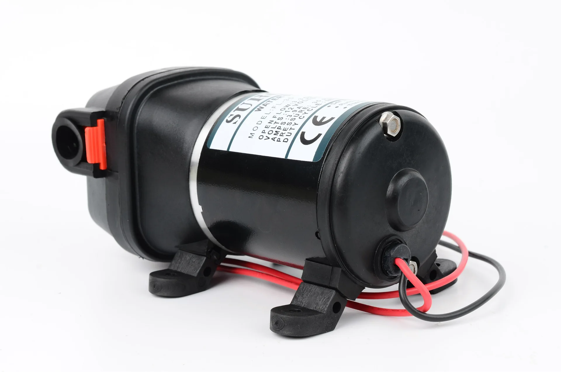 SURFLO 24V DC Electric Four Chamber Diaphragm Pump 12.5LPM With Automatic Pressure Switch