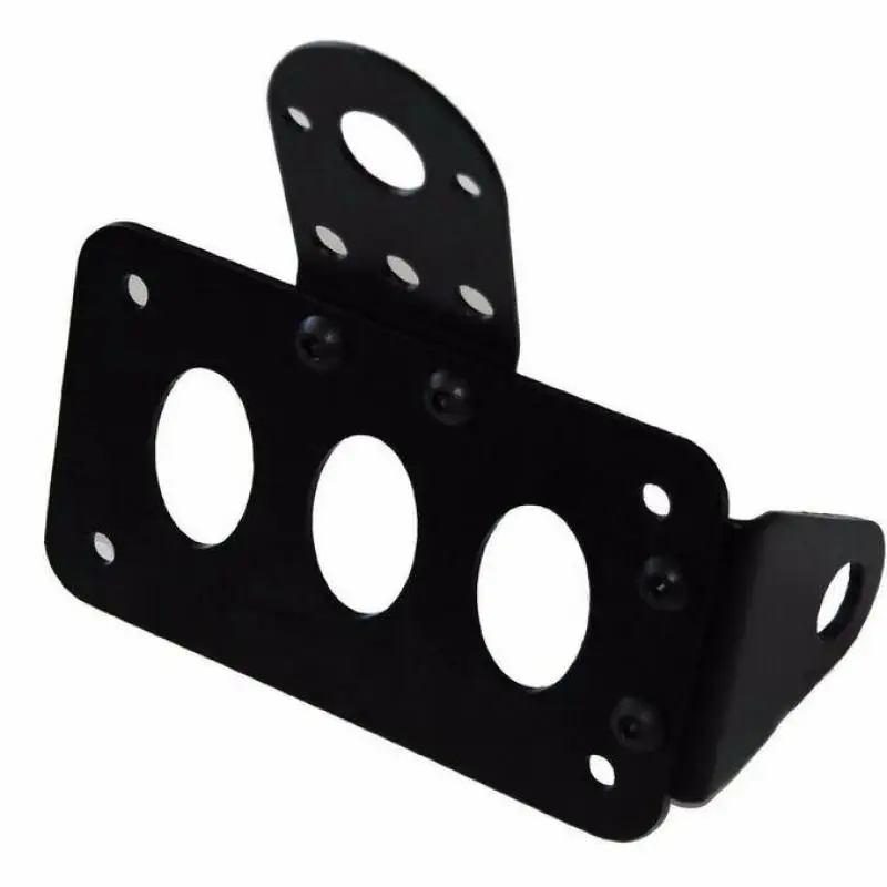 

Motorcycle Side Mount License Bracket Holder License Plate For Harley Bobber Chopper