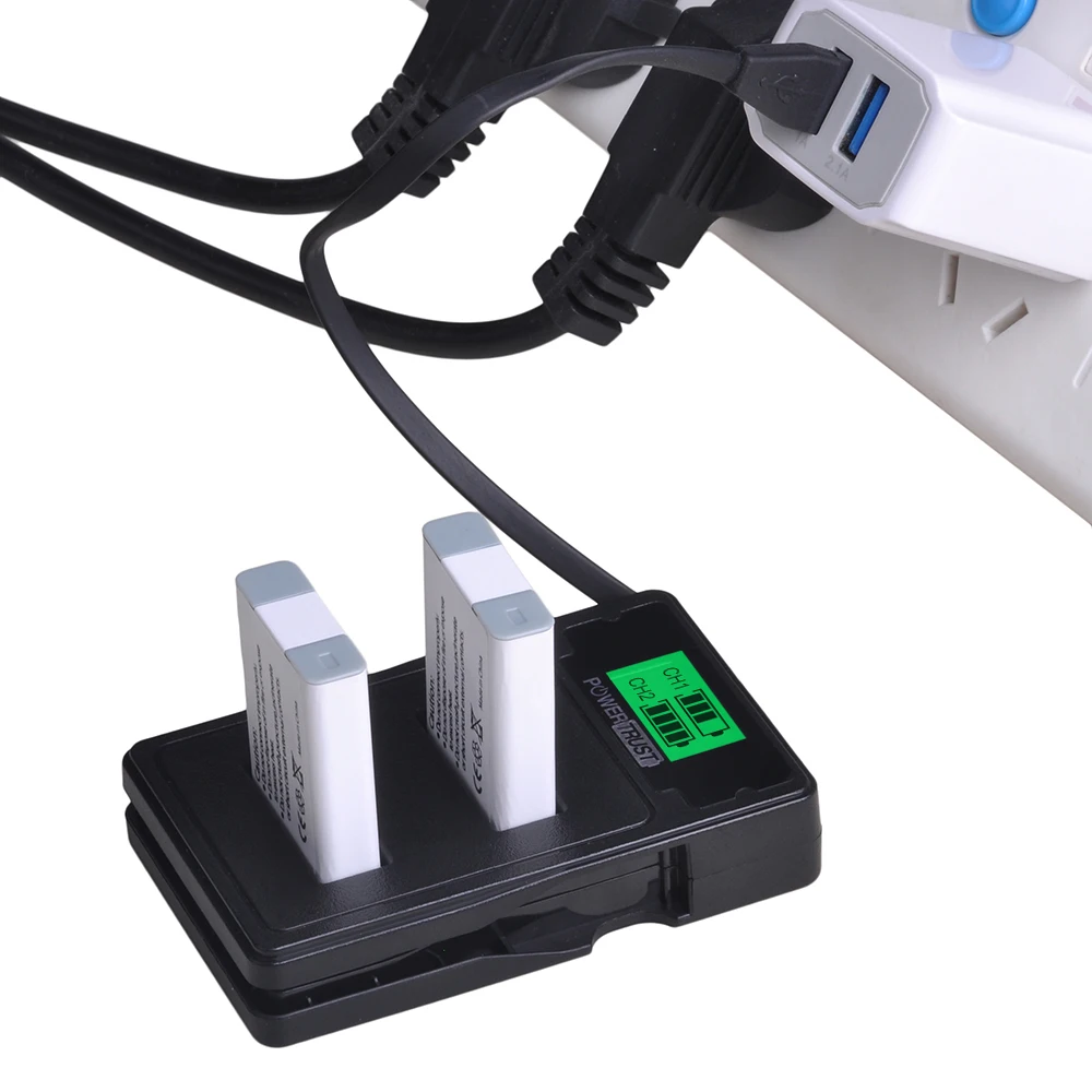 lcd carregador usb para canon g7 x