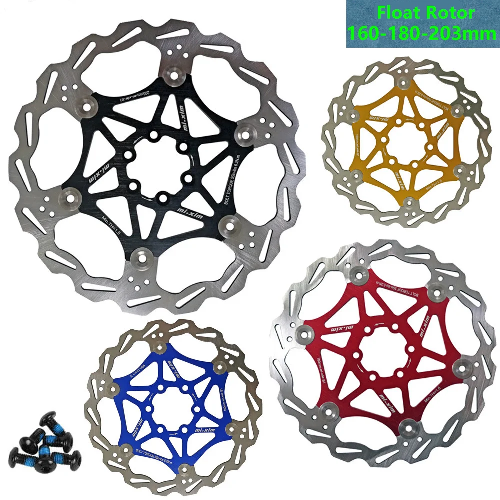 

2018 HOT Professional Mountain Bike High Strength Wear Resistant Brake Rotor MTB DH Brake Float Drijvende 160mm/180mm/203mm