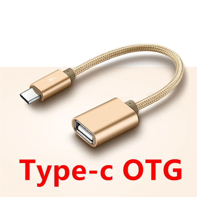 

FFFAS 15cm Short Type-C OTG Cable Game Adapter Gaming Type C OTG Converter for Huawei P10 Xiaomi 6 Macbook Samsung Letv Gold