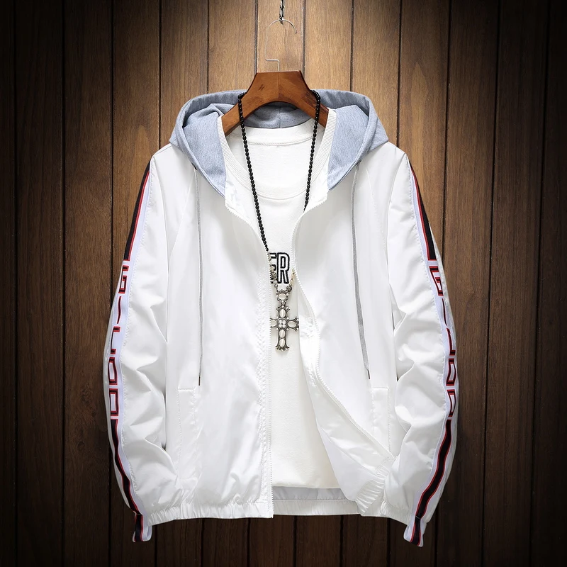 KUYOMENS Jacket Men Summer Hooded Sunscreen Jackets Windbreaker Fashion Brand Clothing Women Men Veste Homme Plus Size