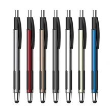 200 шт./лот новинка многофункциональный металлический шариковая ручка с Стилус