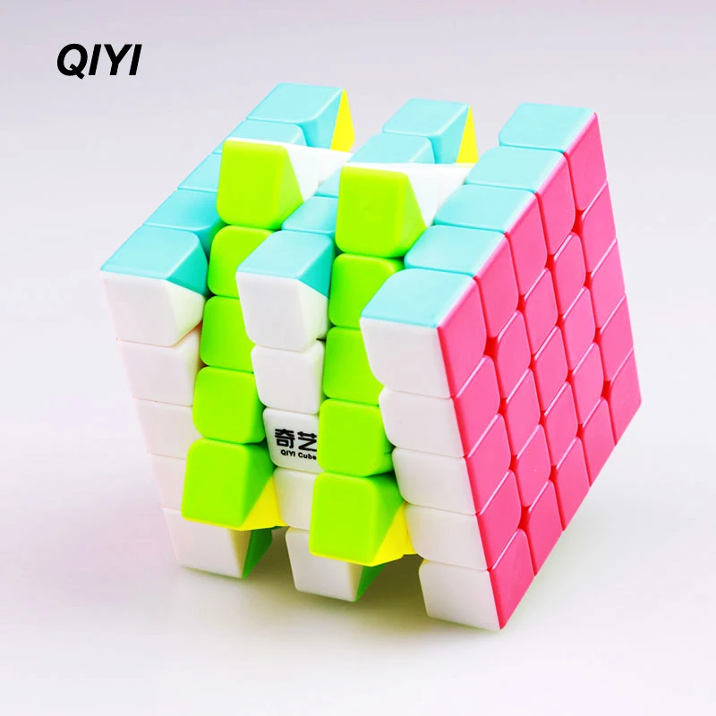 QIYI, 5x5x5, скоростной магический куб, Qizhengs, стикер, меньше, головоломка, кубик, профессиональный, обучающий, антистресс, игрушки для детей