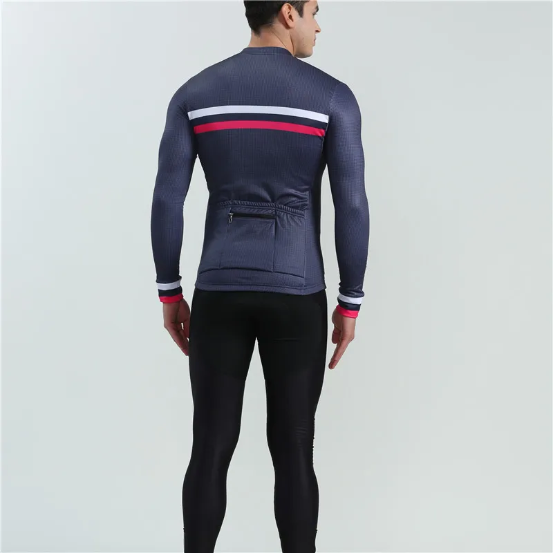 BOESTALK 2019 new winter men cycling suit long sleeve fleece bike clothing Hot Wool go pro team triathlon suit uniforme ciclismo