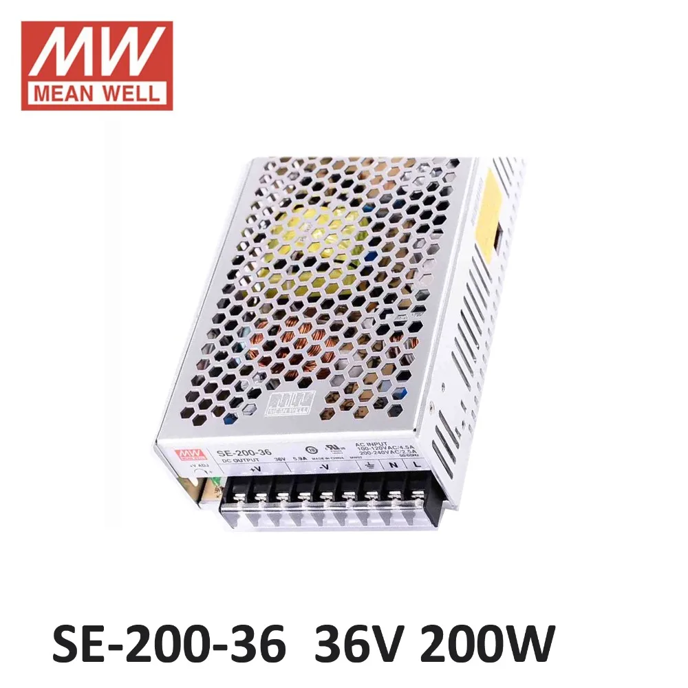 

ac dc power source 36V 5.9A 200W Meanwell Switch Power Supply SE-200-36 Industrial Economical medium to high power model 36V