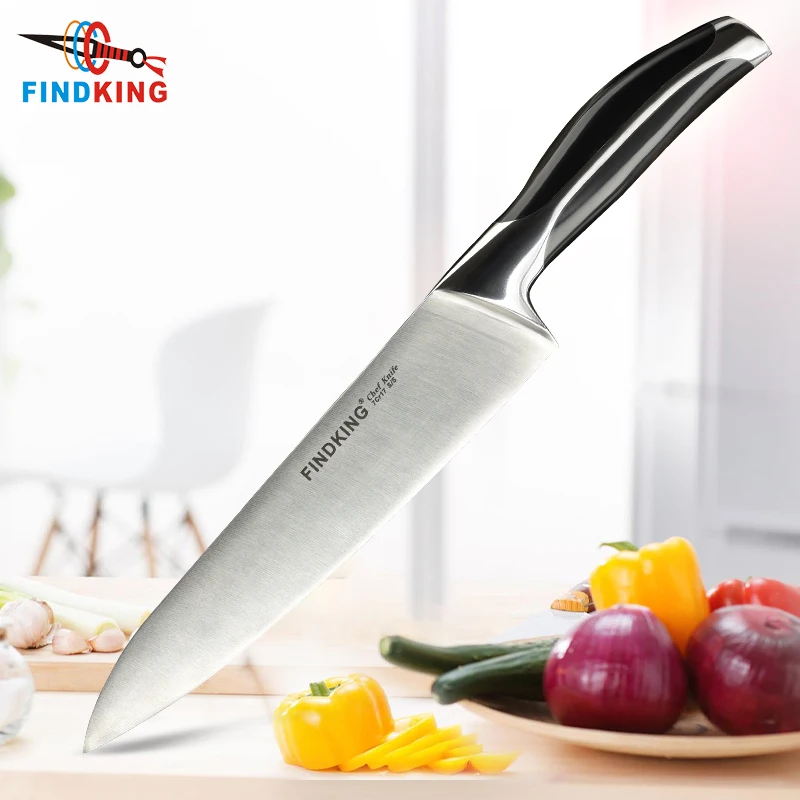 Кухонный нож Findking 440c 8 дюймов для приготовления пищи из нержавеющей стали