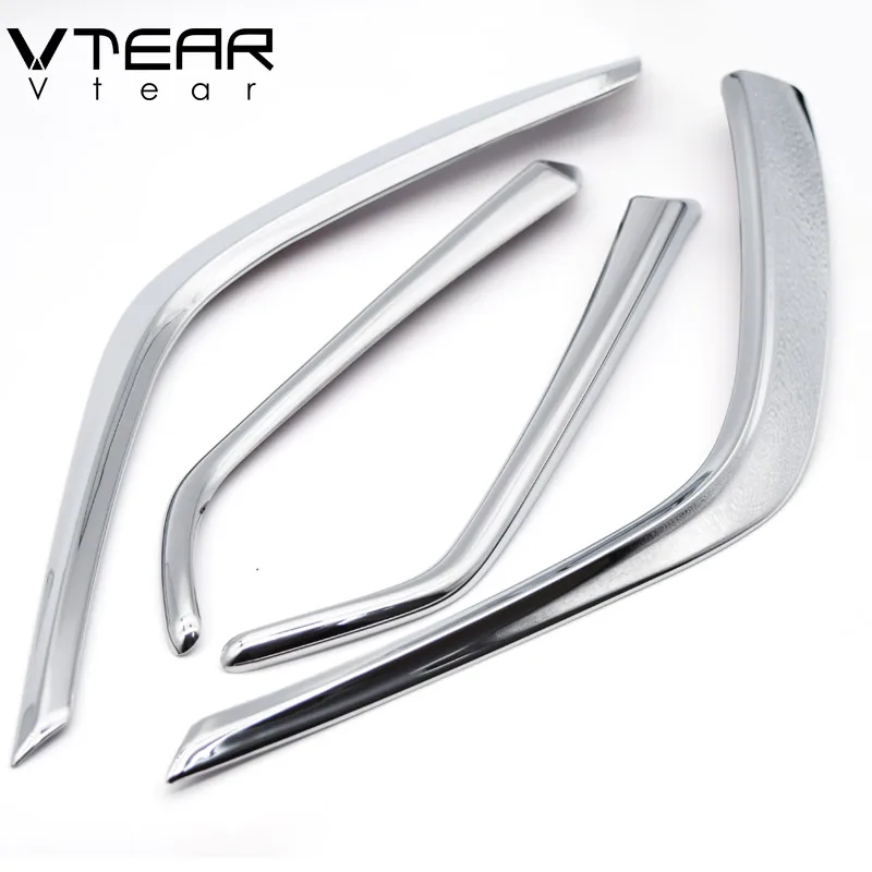 Vtear для Mazda CX 3 CX3 2019 2020 передние противотуманные фары рамка бровей отделка ABS хром