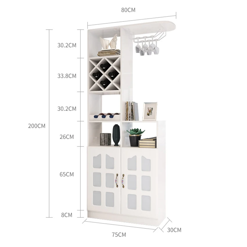 Современный минималистский Multi-функция один выставочная модель с отделениями отель Гостиная коммерческая мебель бар винный шкаф украшения