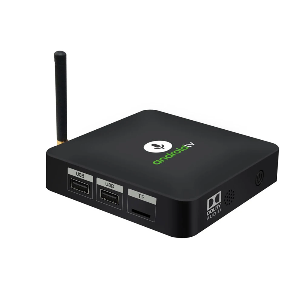 

MECOOL KM8 Android 8.0 TV Box Google Voice Control Amlogic S905X 2GB+16GB VP9 HDR10 Dolby Audio 4K HD OTA Smart Set Top Box