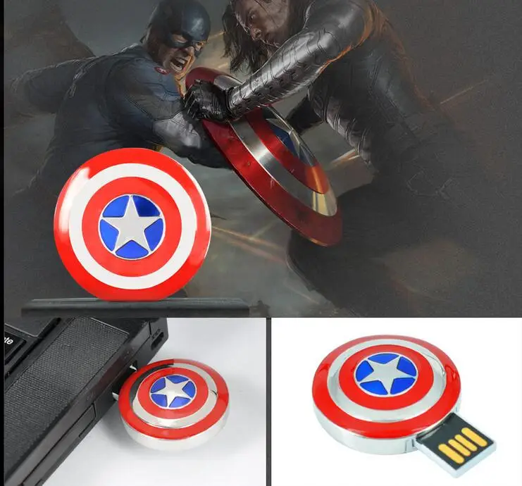 USB 2,0 флеш-накопитель супер Мстители 8 ГБ 16 ГБ 32 ГБ 64 Гб Железный человек Америка Капитан Молот Халк USB флеш-карта памяти