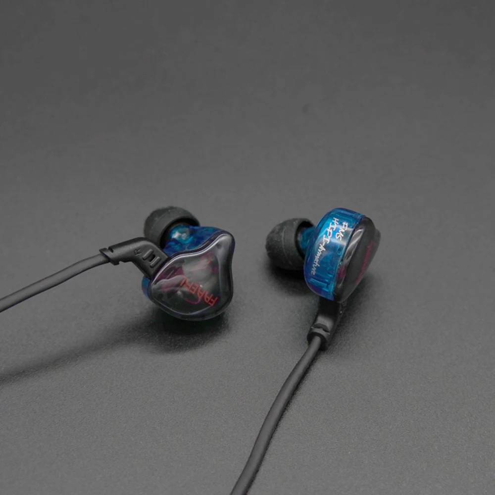 Новые FAAEAL FMS BA+ DD гибридные наушники съемный кабель В Ухо Аудио мониторы шумоизоляция HiFi музыка спортивные наушники