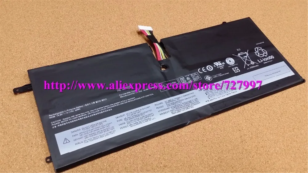 Аккумулятор 45N1070 45N1071 для ноутбука 2012 Lenovo ThinkPad X1 Carbon X1C Series 3444 3448 3460