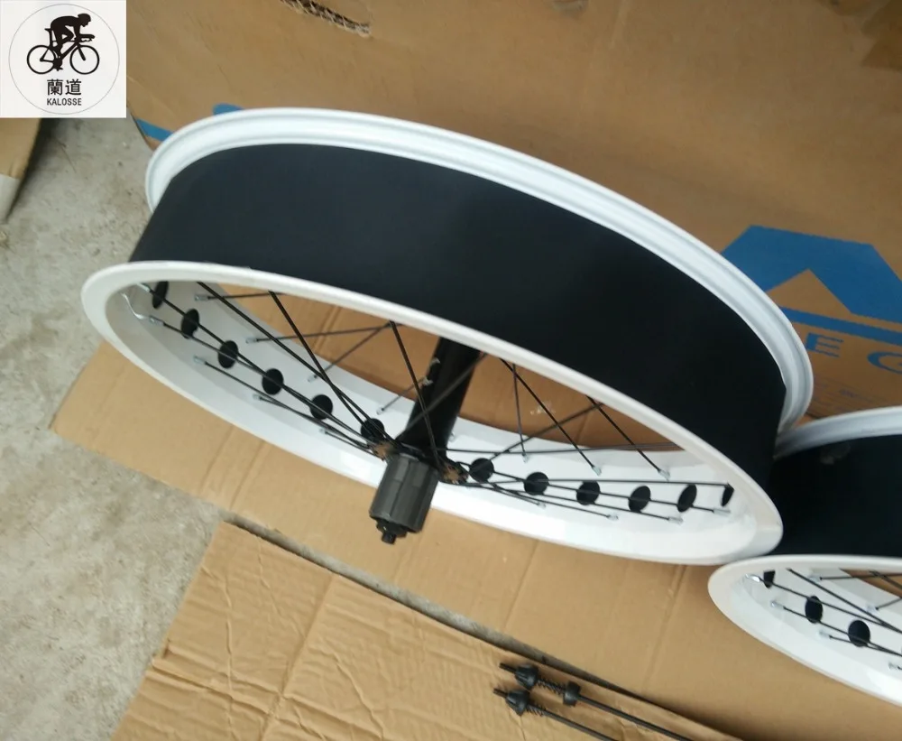 Best Kalosse  20 inch 36 Holes  20*4.0  wheels, 7/8/9/10S cassette Fat bike  F135/ R190mm hubs , DIY colors  Snow/beach wheel 13