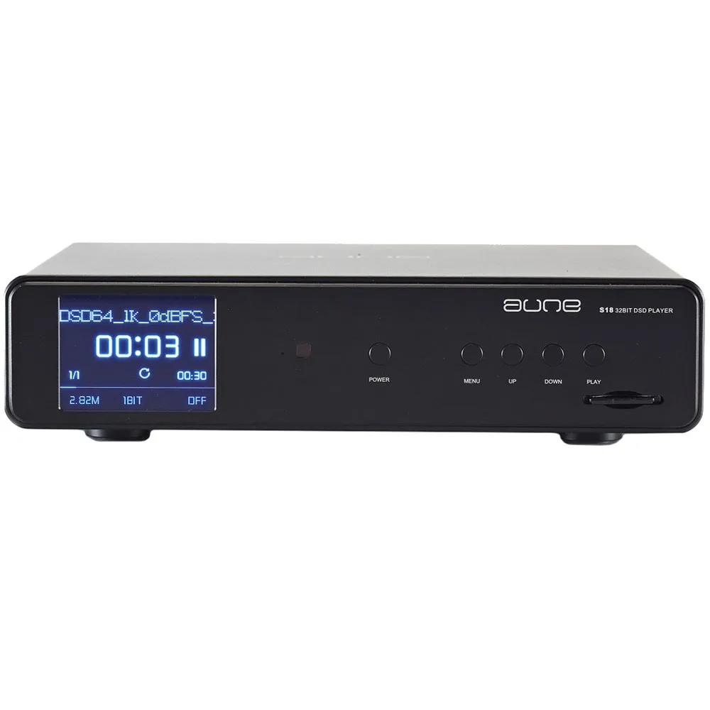 

Aune S18 32Bit DSD Asynchronous (CPLD) Dual Clock High Fedility DSD Player