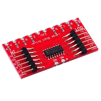 

DC 5V TPIC6C596 Large Digit Driver Drive 6.5" 7-Segment LED Display Module for Andrino Diy Kit Electronic PCB Board Module