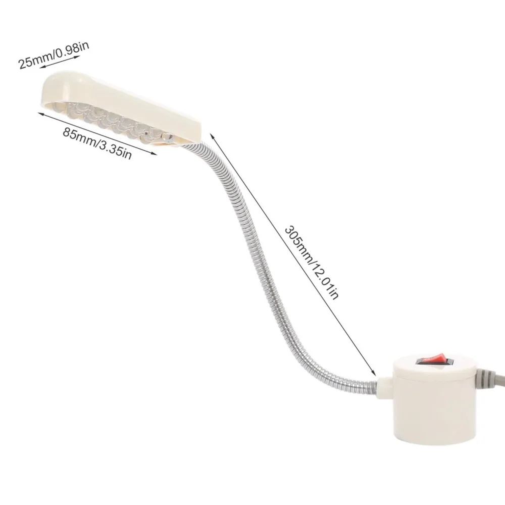Портативный светильник для швейной машины 10 Светодиодный светильник для работы с магнитным монтажным основанием лампа для всех швейных машин светильник ing