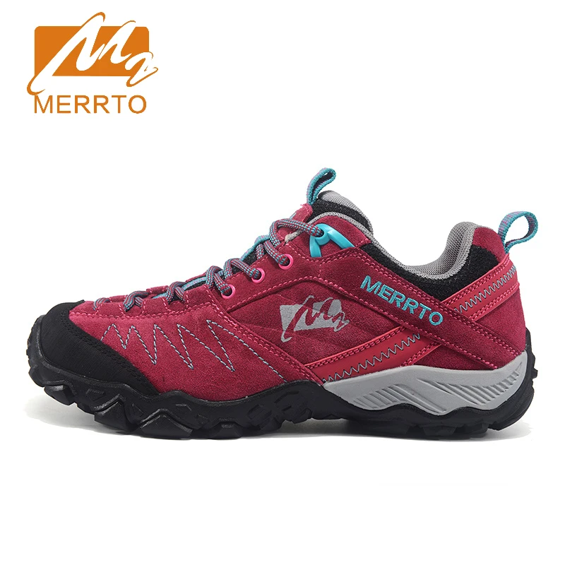 

2018 Merrto Womens Walking Shoes Non-slip Breathable Outdoor Sport Shoes For Women Color Red Purple Grey Free Shipping MT18631