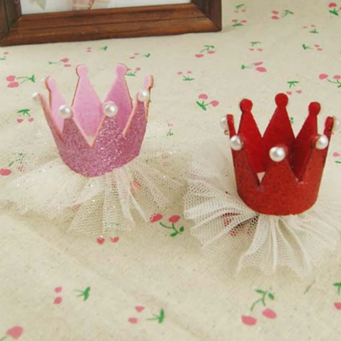 

Modern Ornament Accessories Baby Girl Hairpin Crown Pearl Princess Hair Clip for Kids Party Accessories Headwear