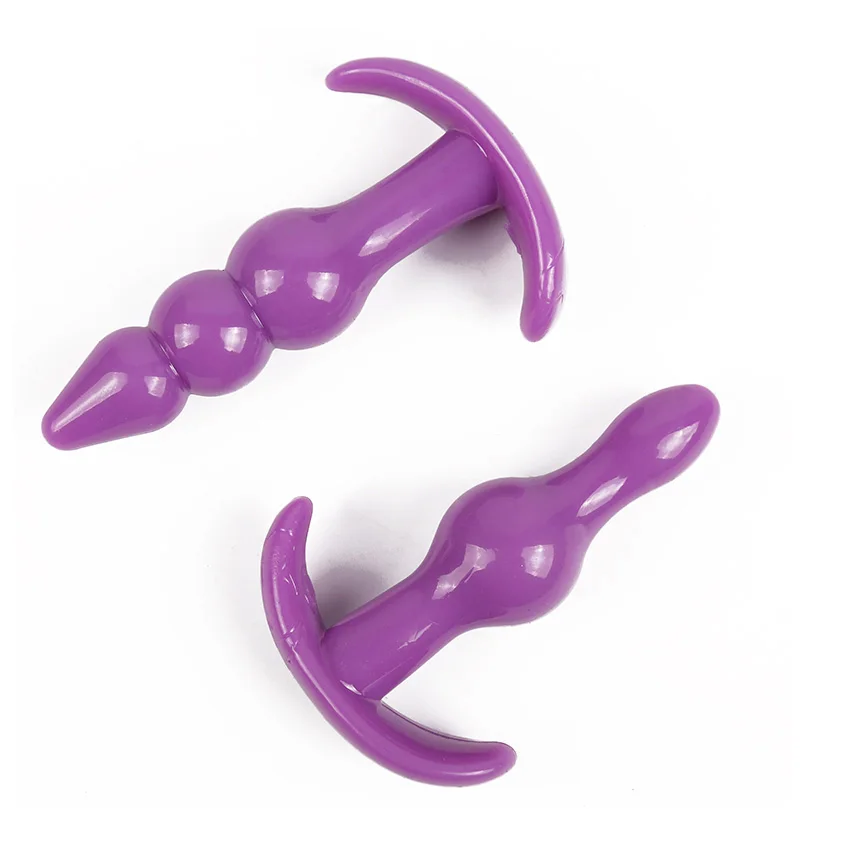 1PC Anal Plug Jelly Toys Real Skin Feeling Adult Sex Toys Sex Products Butt Plug Juguetes for Men Women 2 Style