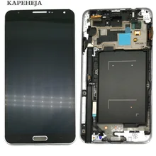 Супер AMOLED ЖК-дисплей для samsung Galaxy Note 3 N900 N9005 N900A N900V ЖК-дисплей кодирующий преобразователь сенсорного экрана в сборе