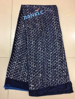 

David-112954 embroidery tulle net lace fabric with sequins romantic french net lace for evening dress