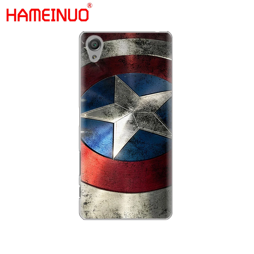 HAMEINUO Мстители Marvel Капитан Америка чехол для sony xperia C6 XA1 XA2 XA ULTRA X XP L1 L2 X XZ1 compact XR/XZ PREMIUM