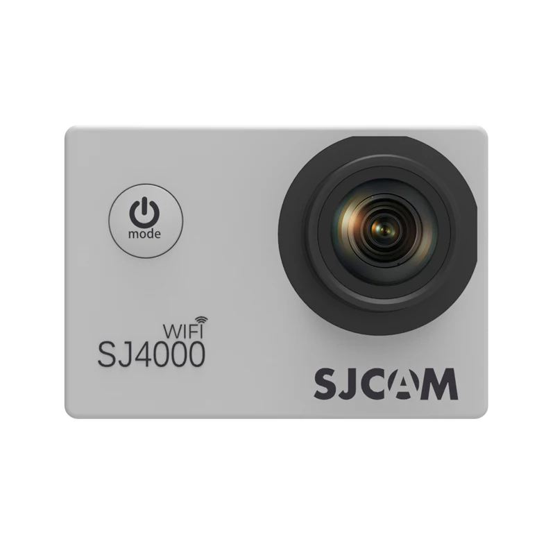 Оригинальная Экшн-камера SJCAM SJ4000 WiFi 2," с ЖК-экраном, Спортивная DV 1080P HD подводная 30 м Водонепроницаемая мини видеокамера SJ 4000 Cam - Цвет: Серебристый