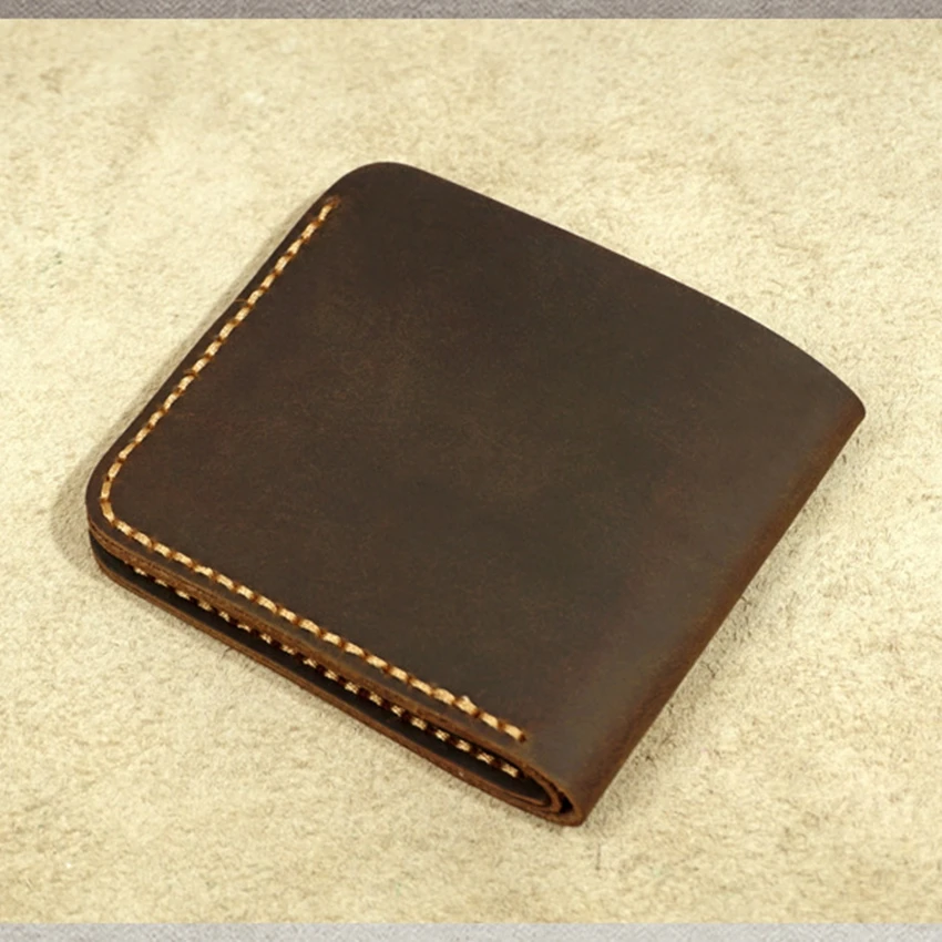 Оригинальный мужской кошелек из натуральной воловьей кожи визитницы именные