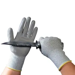 ФЗ 24BC защитные перчатки для Для женщин Для мужчин анти-вырезать Stab устойчивы Проволока из нержавеющей стали из металла порезостойкие