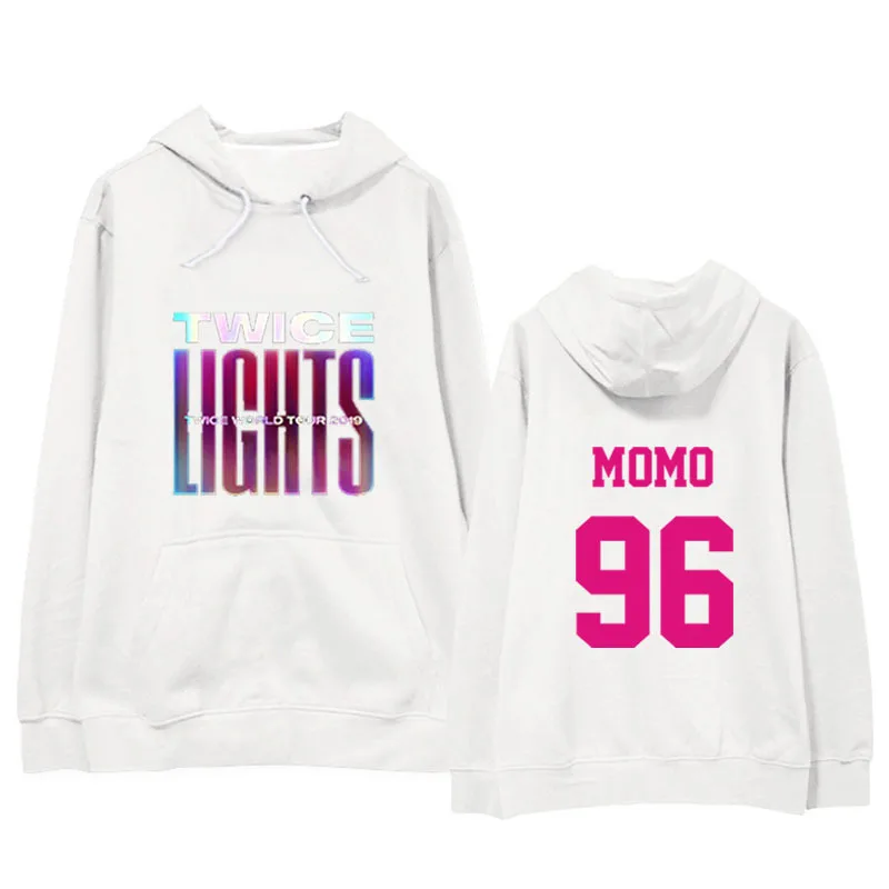 TWICE hoodie WORLD TOUR 2019, концертная толстовка с капюшоном, тонкая куртка для мужчин и женщин, Прямая поставка