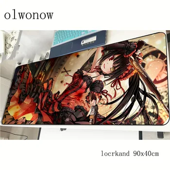 

DATE A LIVE pad mouse computer gamer High quality mouse pad 900x400x3mm padmouse big mousepad ergonomic gadget office desk mats