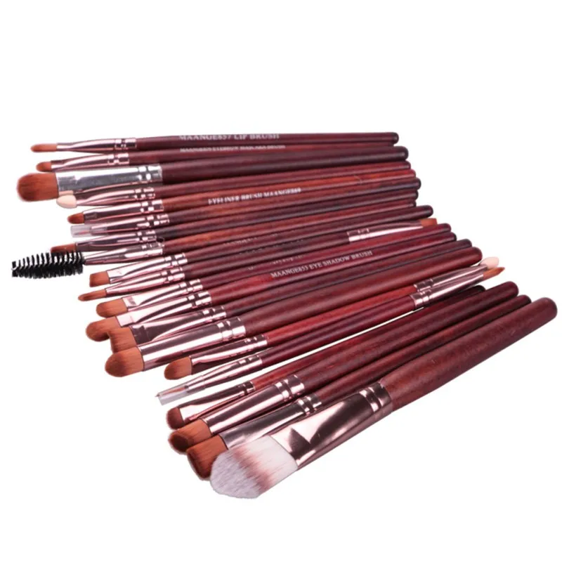 

20pcs Beauty Professional Soft Cosmetics Make up Brushes Set Tools Makeup Brushes Kit 2 Colors