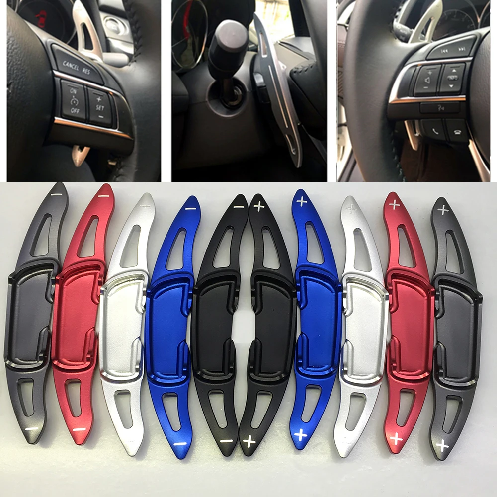 TTCR II алюминиевое рулевое колесо DSG лопастные переключатели для Mazda 3 6 CX BM GJ Mazda3 Mazda6