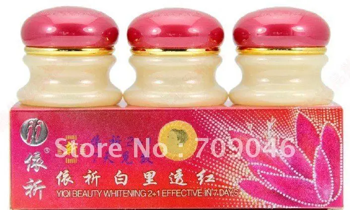 Только оригинальный YiQi Beauty Whitening 2 + 1 эффективный через 7 дней ABC крем (Красная