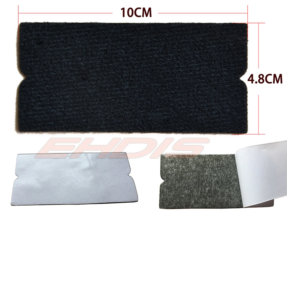 EHDIS Window Tint Tools Kit Edge For Decals, Sticker Vinyl Sheet Squeegee Car Wrap Tool w/ 5pcs Extra Felts AT064