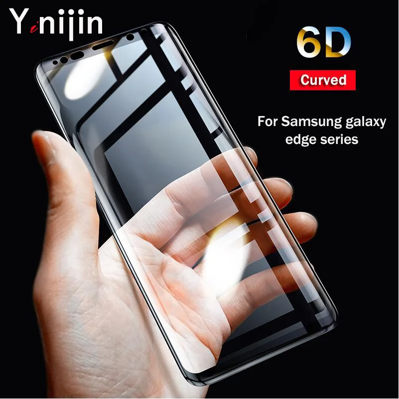6D curved full cover Screen Protecotor For Samsung galaxy S8 S9 A8 Plus 2018 tempered Glass For Samsung Note 8 S6 S7 edge Glass