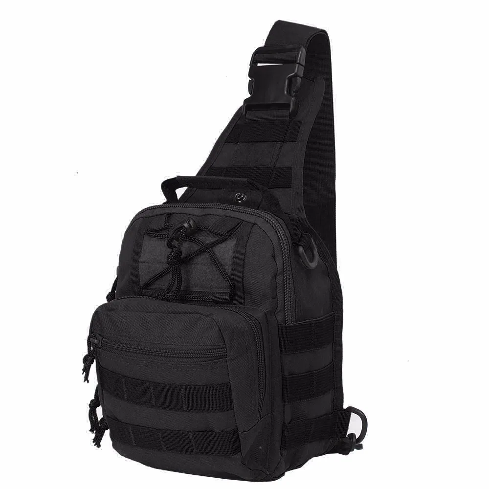 

Tactical Molle Assault Pack Sling Backpack Shoulder Bag 600D Nylon Outdoor Hiking Camping Hunting Daypack Travel Pouch Bag