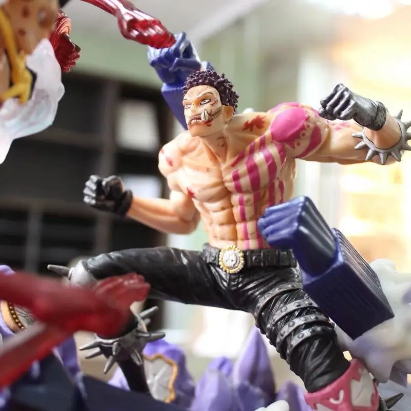 Аниме One Piece GK Luffy Gear четвертый VS Katakuri Battle Ver фигурка модели игрушек|Игровые фигурки