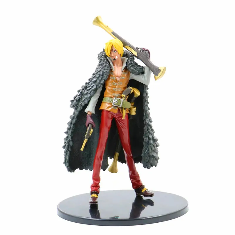 7 &quotодна штука соломенная шляпа Пираты Великий парусник Vinsmoke Sanji ПВХ фигурка