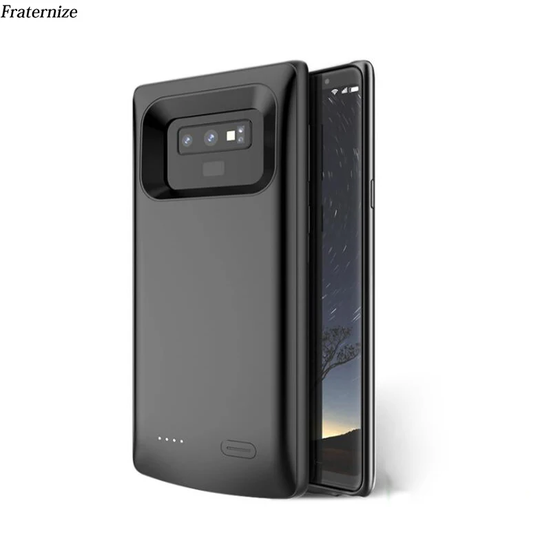 Тонкий силиконовый ударопрочный чехол для Samsung Galaxy Note 9 зарядного устройства 5000
